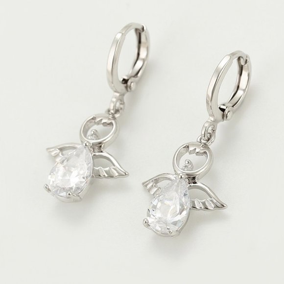 Adorable Angels Earrings & Necklace Set - Picture 7 of 12